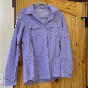 Purple Columbia PFG shirt